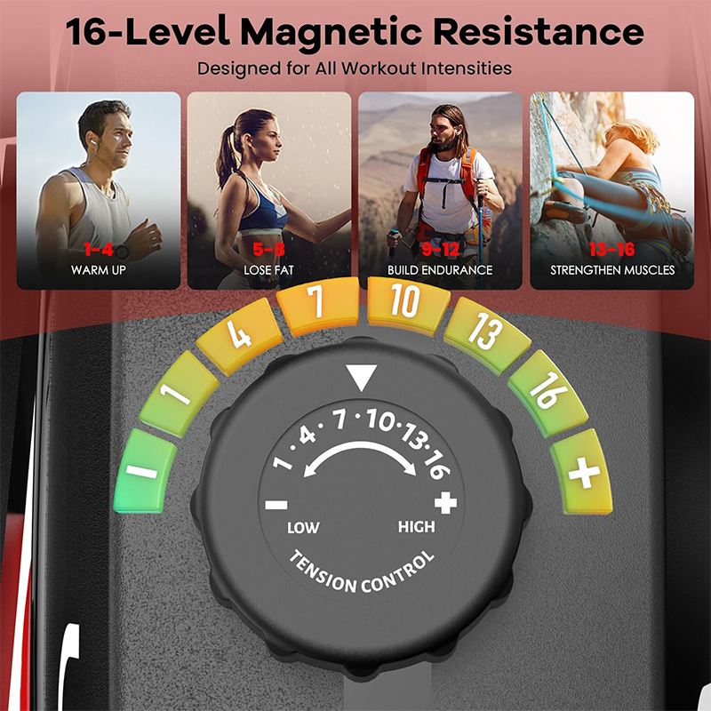 Vélo d'exercice inclinable Poo - Exercise Bike Magnetic Resistance avis et prix