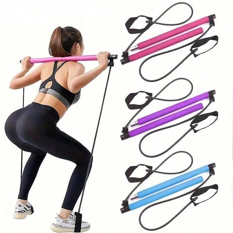 Kit de barre de Pilates avec b - Pilates Bar Kit With Resistance Bands avis et prix