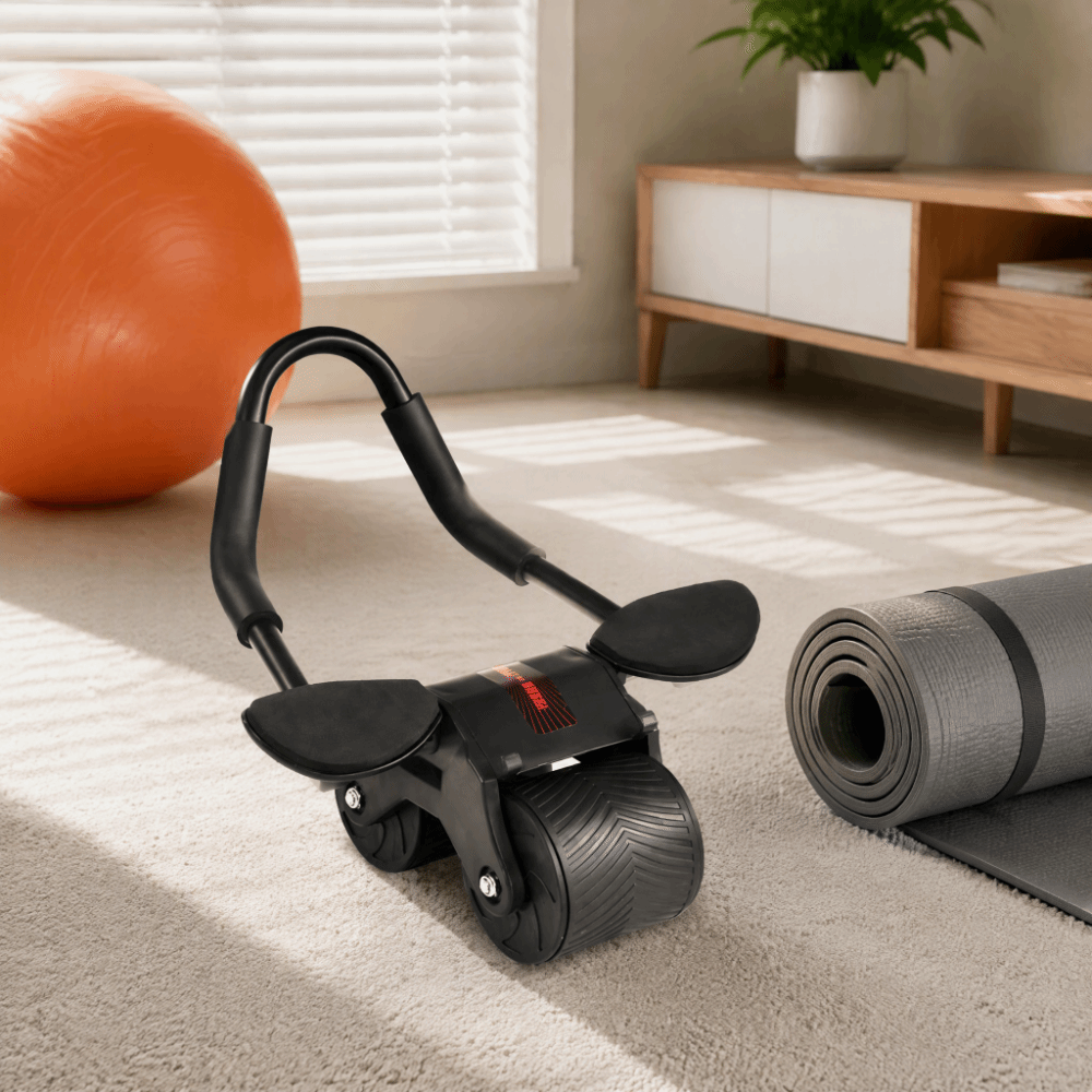 Roue abdominale à rebond autom - Ab Roller Wheel With Elbow Support avis et prix