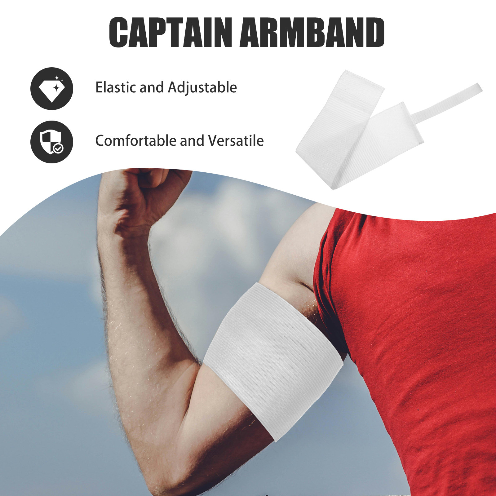 4 Pièces Brassard de Capitaine - Team Sports avis et prix